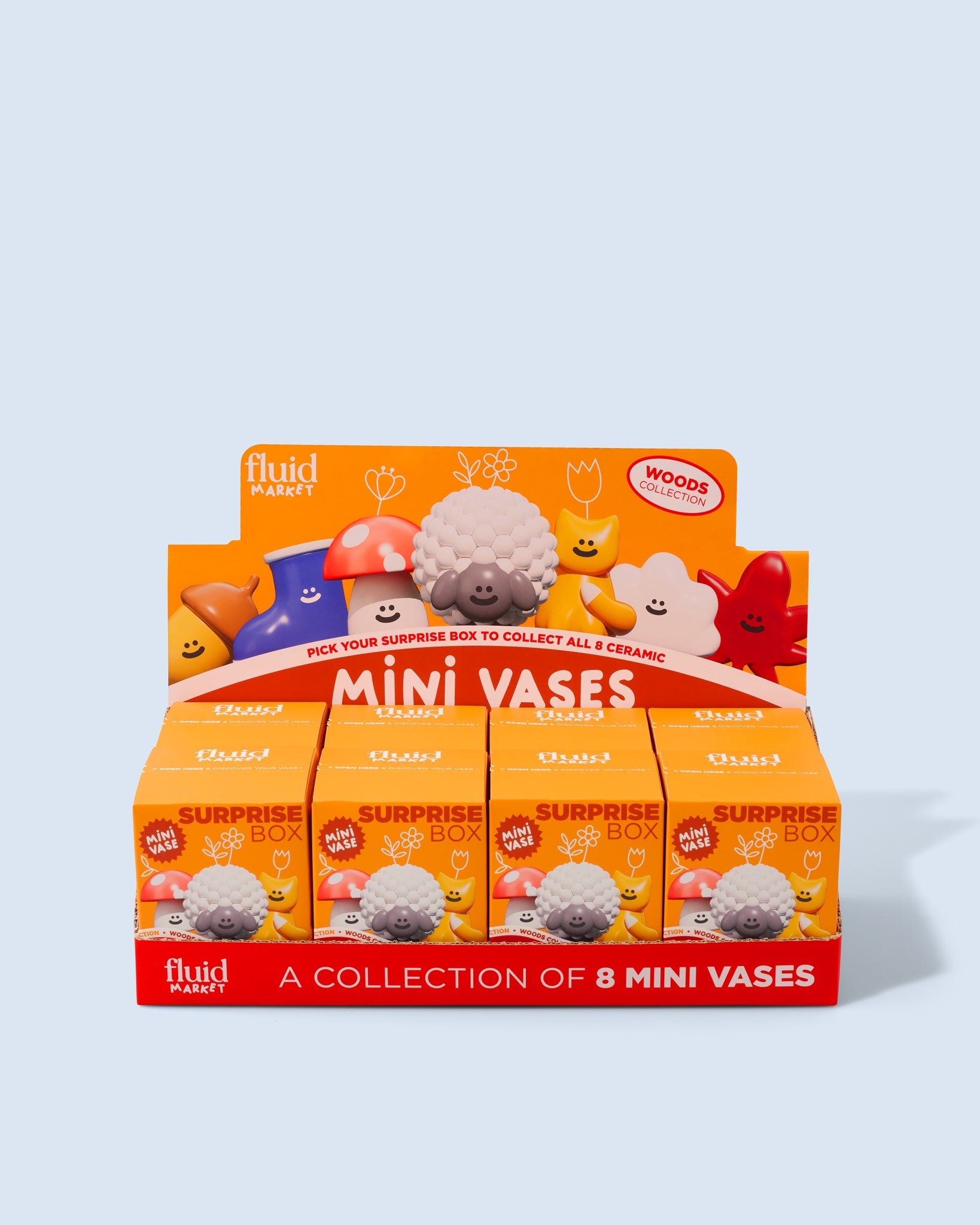 Fluid Market Surprise Box Wood mini vase surprise en céramique — Fluid Market — Wood — packshot | Appart 17 Bruxelles