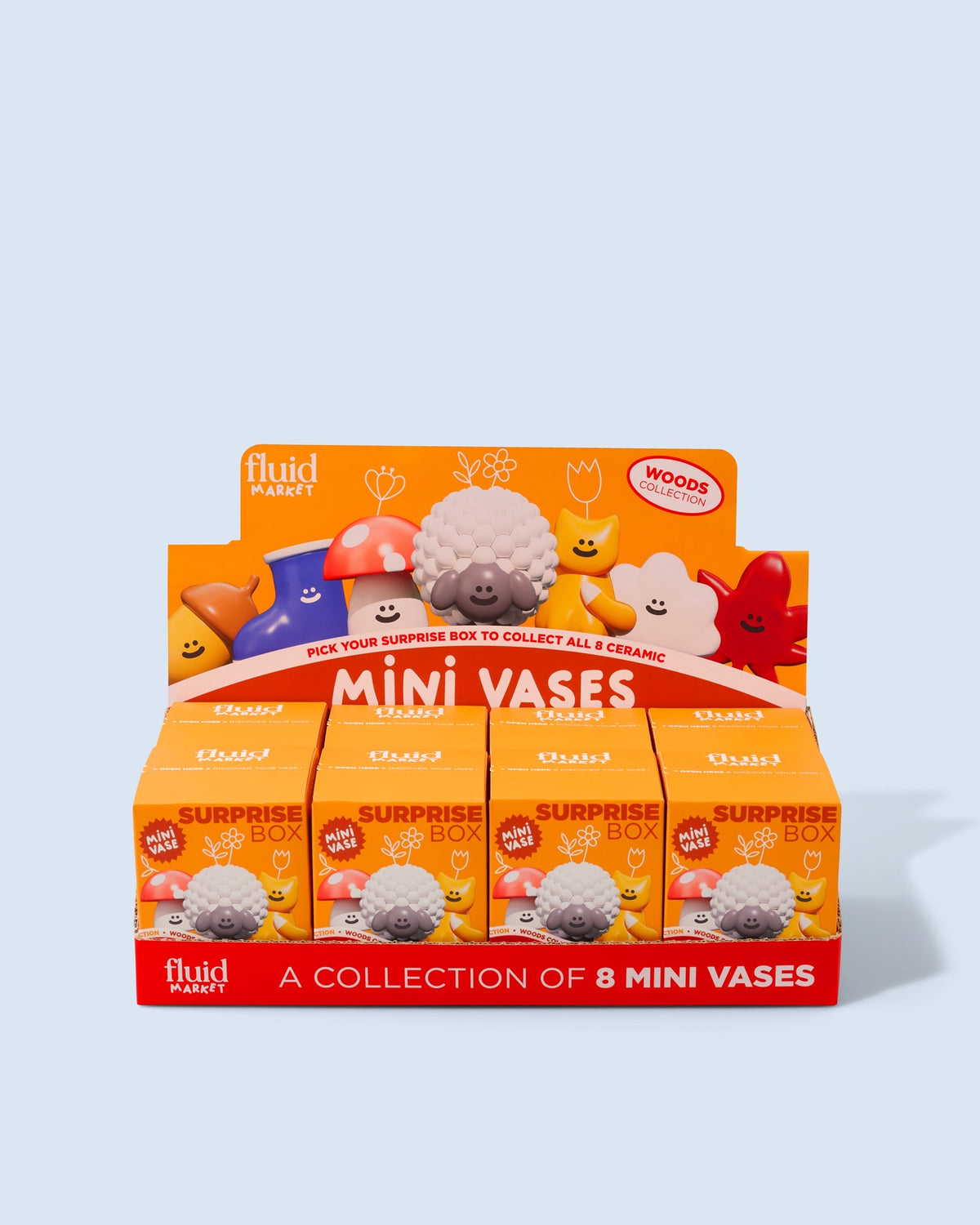 Fluid Market Surprise Box Wood mini vase surprise en céramique — Fluid Market — Wood — packshot | Appart 17 Bruxelles
