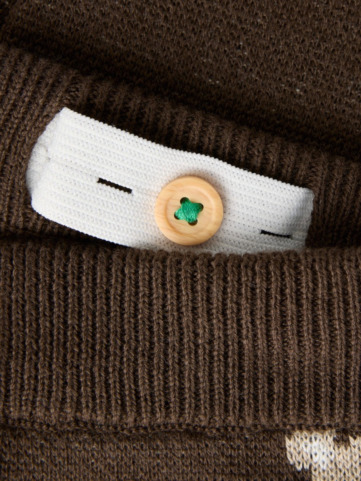 NBMNEIL Pantalon bébé en maille à oursons — name it — Chocolate Brown — autre vue 4 | Appart 17 Bruxelles