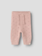 NBNLAGUNA Pantalon en maille bébé — Lil' Atelier — Adobe Rose — autre vue 4 | Appart 17 Bruxelles