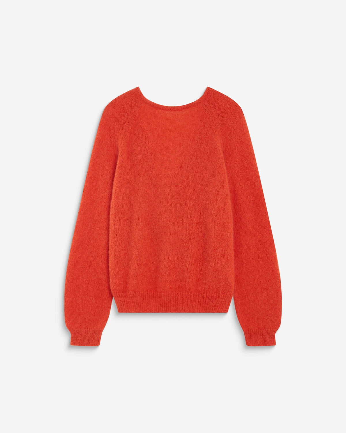 Anthemis Pull ample dos nu croisé en mohair — Grace & Mila — Sanguine — packshot 7 | Appart 17 Bruxelles