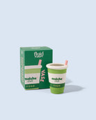 Fluid Market Vase Matcha gobelet à emporter en céramique — Fluid Market — Vert — packshot, coffret 3 | Appart 17 Bruxelles