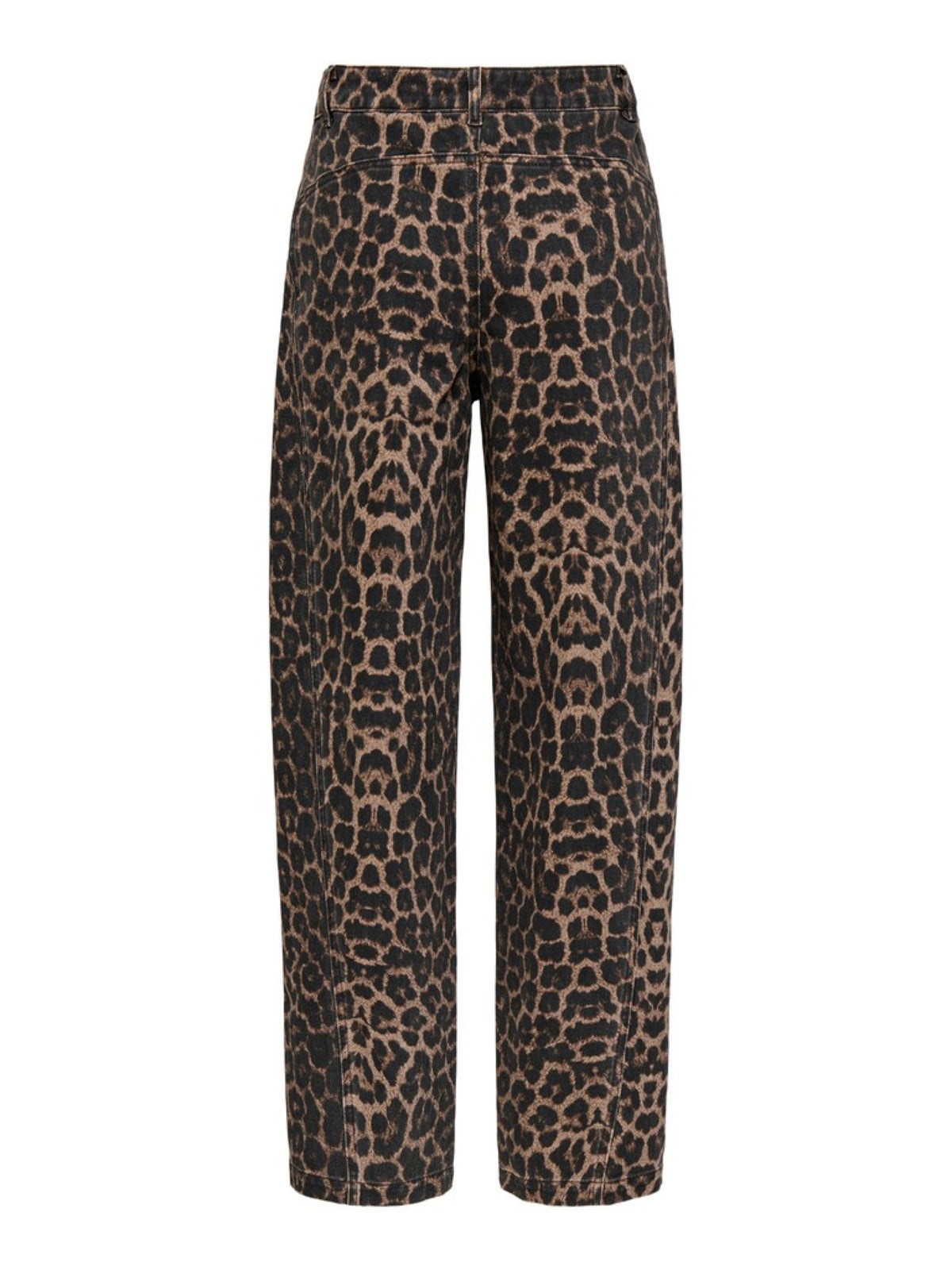 JDYBAY Pantalon barrel léopard taille haute — JDY — Fossil Leo — packshot, dos 5 | Appart 17 Bruxelles