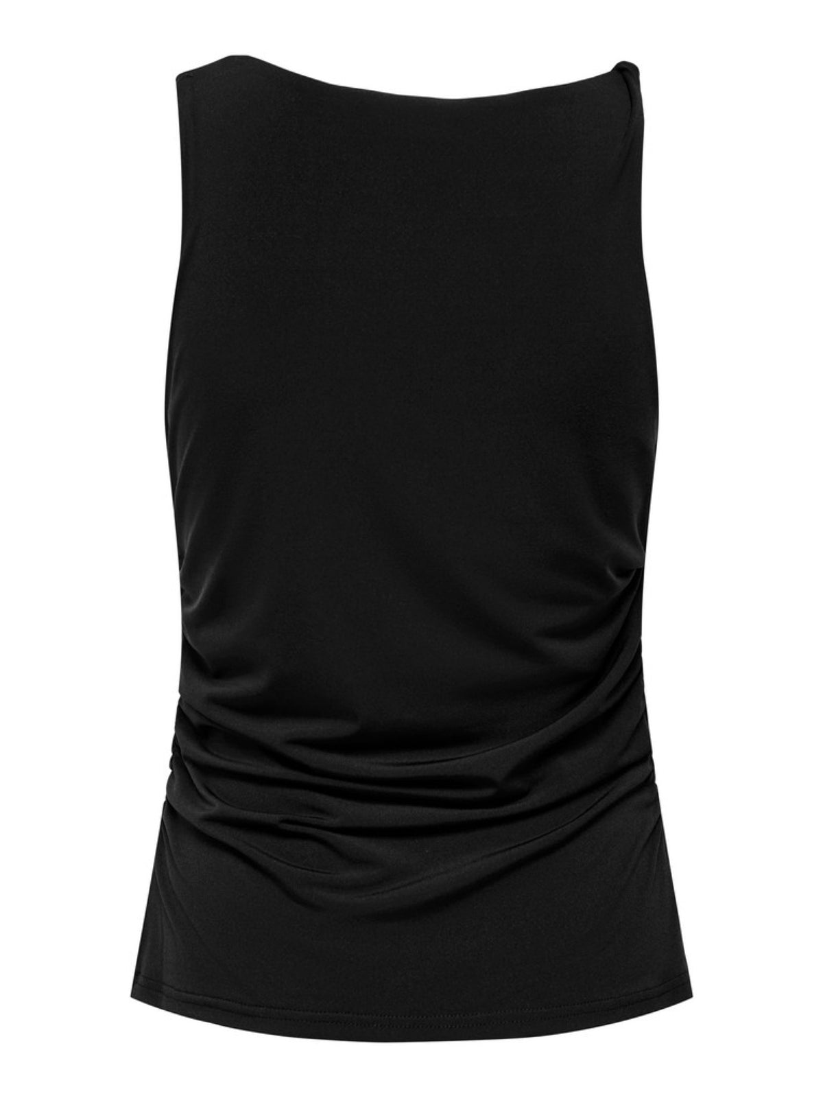 JDYMISTY Top sans manches drapé à encolure asymétrique — JDY — Black — packshot 7 | Appart 17 Bruxelles