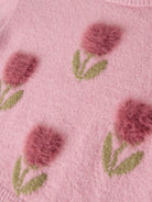 NMFOLGI Pull à tulipes fille — name it — Lilas — autre vue 2 | Appart 17 Bruxelles