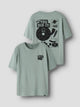 NKMKNASO T-shirt « You did it! » garçon — name it — Green Milieu — porté | Appart 17 Bruxelles