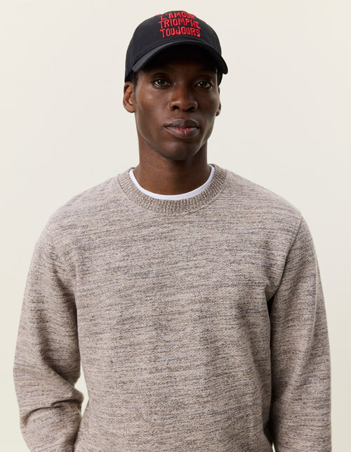 Mouline Sweatshirt en coton mouliné — Dark Sand