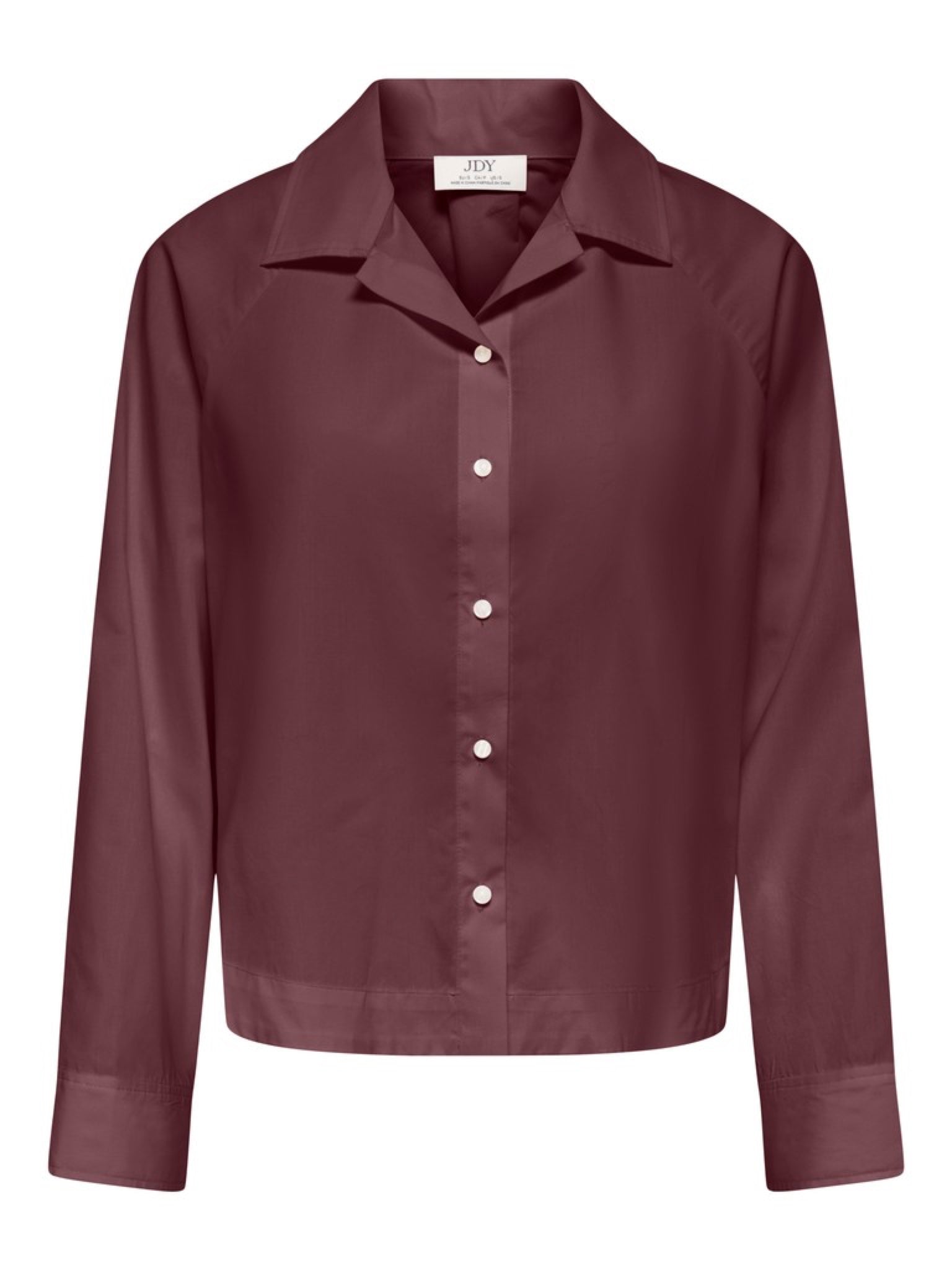 JDYMONILA Chemise en batiste coton et TENCEL™, col ouvert à revers — JDY — Catawba Grape — packshot | Appart 17 Bruxelles