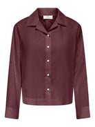 JDYMONILA Chemise en batiste coton et TENCEL™, col ouvert à revers — JDY — Catawba Grape — packshot | Appart 17 Bruxelles