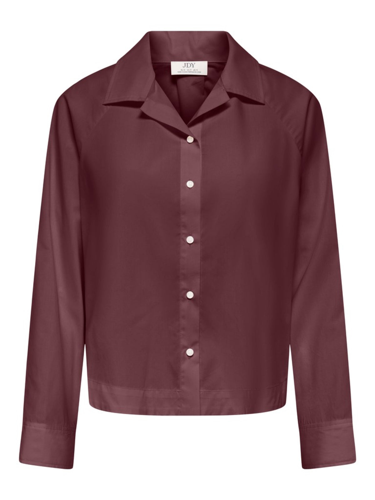 JDYMONILA Chemise en batiste coton et TENCEL™, col ouvert à revers — JDY — Catawba Grape — packshot | Appart 17 Bruxelles