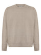 Pull Soufflé col rond en coton bio — Gris clair chiné