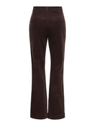 JDYCOURTNEY Pantalon bootcut taille haute en velours côtelé, longueur 32 — JDY — Black Coffee — packshot, vue de dos 2 | Appart 17 Bruxelles