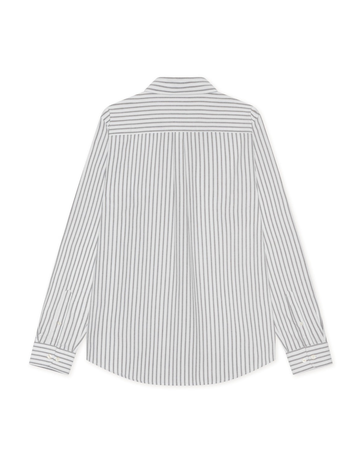 Stripe Oxford Chemise oxford à rayures — Les Deux — White — packshot, dos 2 | Appart 17 Bruxelles