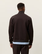 Track Jacket Veste zippée de survêtement — Les Deux — Delicioso Brown — porté, de dos 3 | Appart 17 Bruxelles