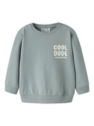 NMMKIMO Sweat « Cool Dude » garçon — name it — Green Milieu — vue de face | Appart 17 Bruxelles
