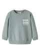 NMMKIMO Sweat « Cool Dude » garçon — name it — Green Milieu — vue de face | Appart 17 Bruxelles