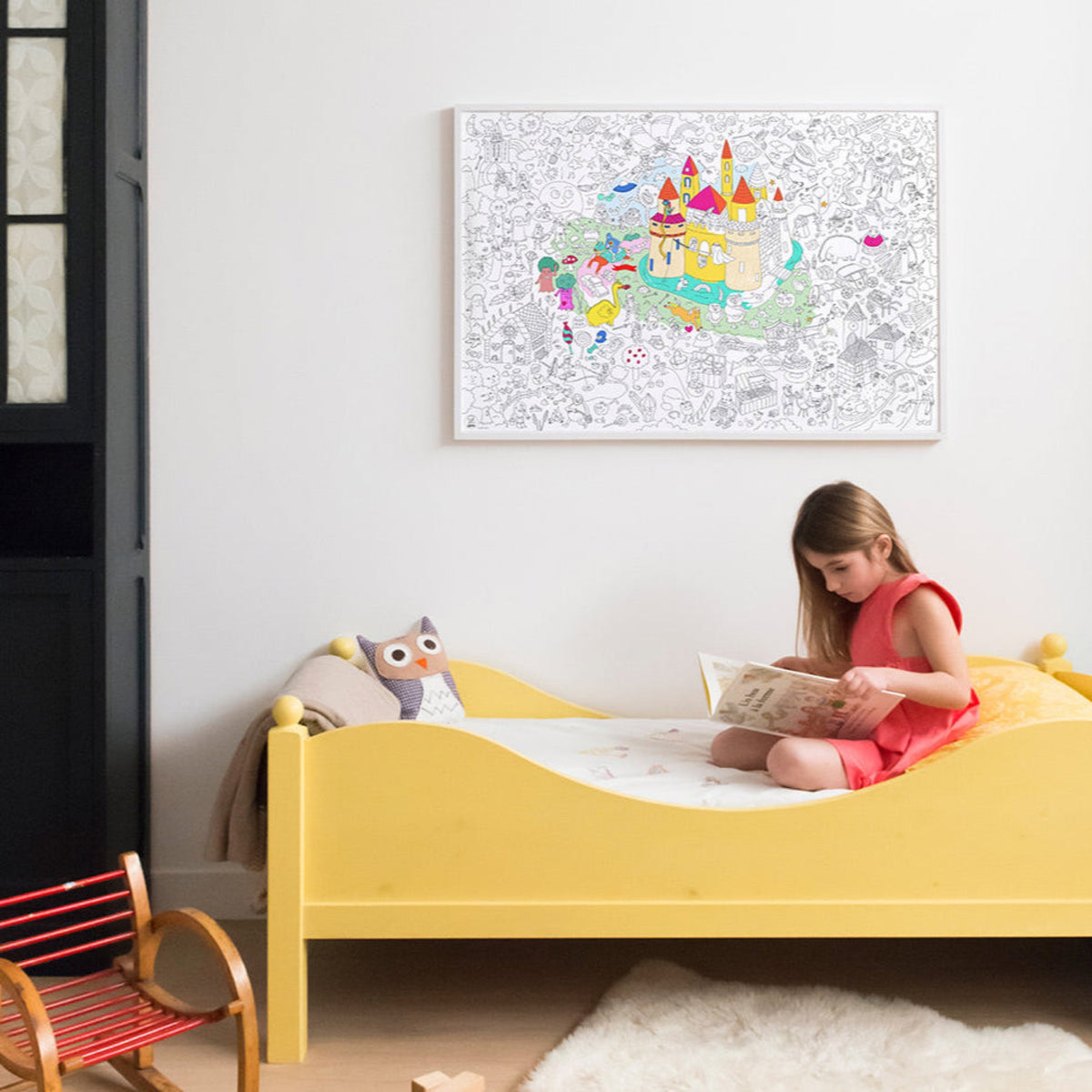 Poster géant à colorier 70 × 100 cm — OMY — Magic — autre vue 3 | Appart 17 Bruxelles