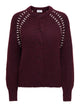 JDYZOEY ELLA Cardigan en maille à surpiqûres contrastées — JDY — Winetasting — packshot | Appart 17 Bruxelles