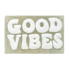 Tapis de bain « Good Vibes » tufté main — Vert sauge — Vert sauge, 50x80 cm | Appart 17