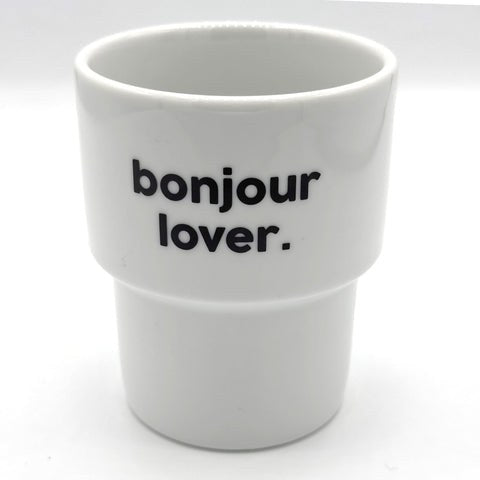 Gobelet « Bonjour Lover » — Félicie Aussi — Bonjour Lover — photo produit | Appart 17 Bruxelles