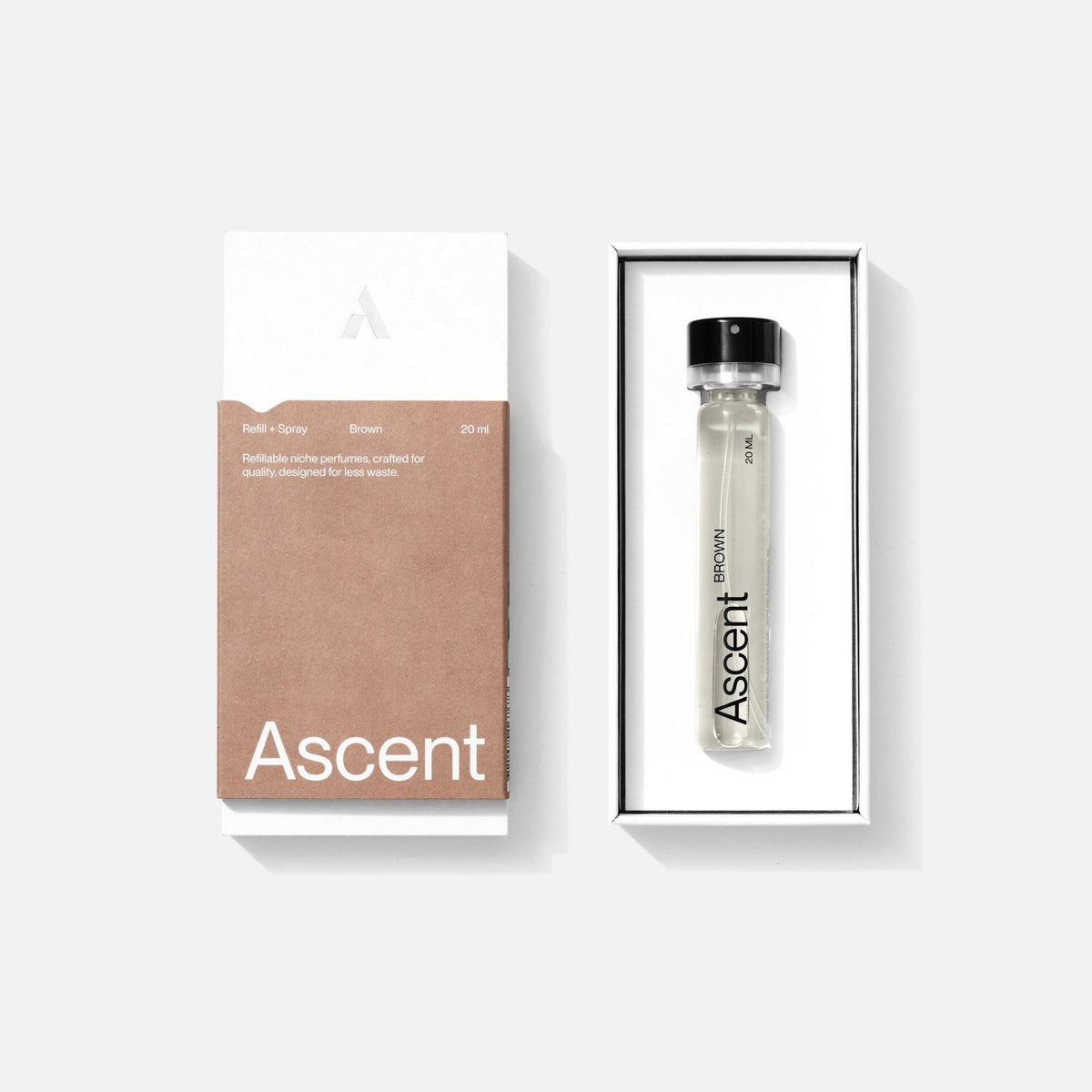 Ascent Refill Extrait de parfum rechargeable 20 ml — Ascent — Brown — packshot, recharge 3 | Appart 17 Bruxelles