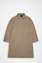Rains NARA Long W Jacket Imperméable long cintré à capuche amovible — Rains — Beige — packshot dos 5 | Appart 17 Bruxelles