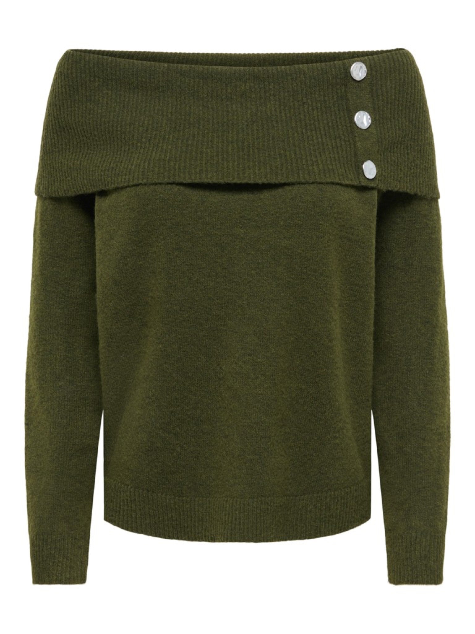 JDY ALIANA Pull en maille épaules dénudées — vue 8