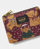 Petite pochette zippée en polyester recyclé — Wouf — Cozy — détail 2 | Appart 17 Bruxelles