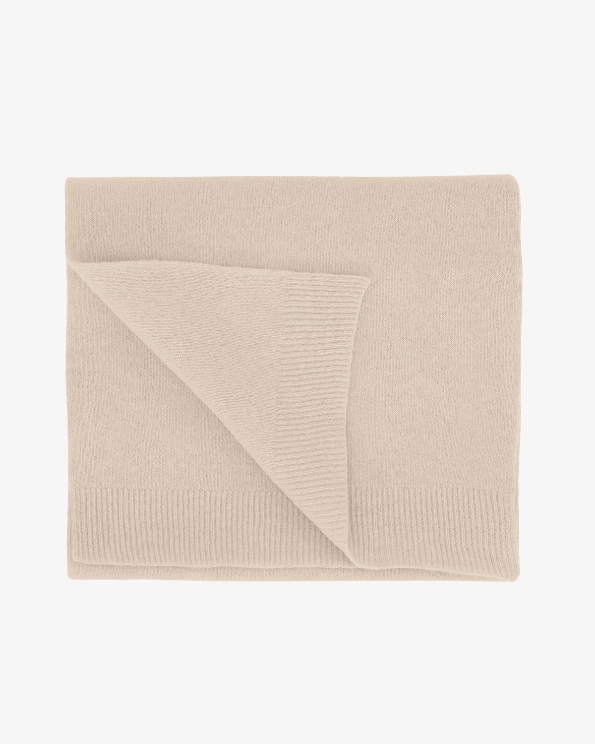 Colorful Standard Merino Wool Scarf Écharpe laine mérinos recyclée — Colorful Standard — Ivory White — packshot 3 | Appart 17 Bruxelles