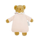 Doudou Ours Nid d'Ange avec hochet 20 cm, coton bio — Trousselier — Rose poudré — packshot | Appart 17 Bruxelles