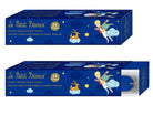 Projecteur d'histoires et lampe de poche Le Petit Prince, 24 images — Trousselier — Le Petit Prince — packshot : boîte fermée et boîte ouverte sur le projecteur bleu | Appart 17 Bruxelles