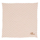Lange en gaze de coton 105 × 105 cm — Atelier Wagram — Cœurs rouges — autre vue 5 | Appart 17 Bruxelles