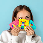 Silipop Pocket, jeu de mosaïque en silicone — SuperPetit — Rose — autre vue 3 | Appart 17 Bruxelles