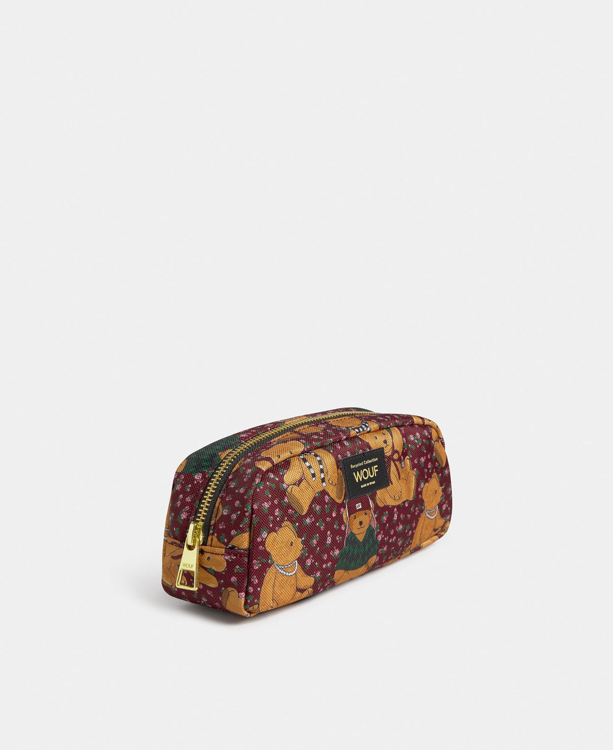COZY Trousse à crayons en polyester recyclé — Wouf — Cozy — packshot, vue de côté 2 | Appart 17 Bruxelles