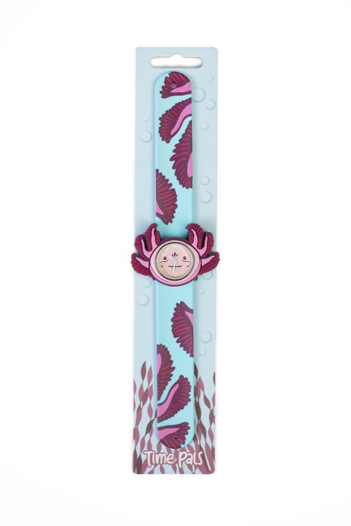 Montre slap enfant Time Pals — Mava Design — Axolotl — autre vue 4 | Appart 17 Bruxelles