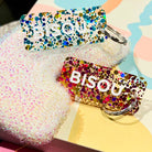 BISOU Porte-clés à paillettes Plus de Love: Or — Appart 17 Bruxelles