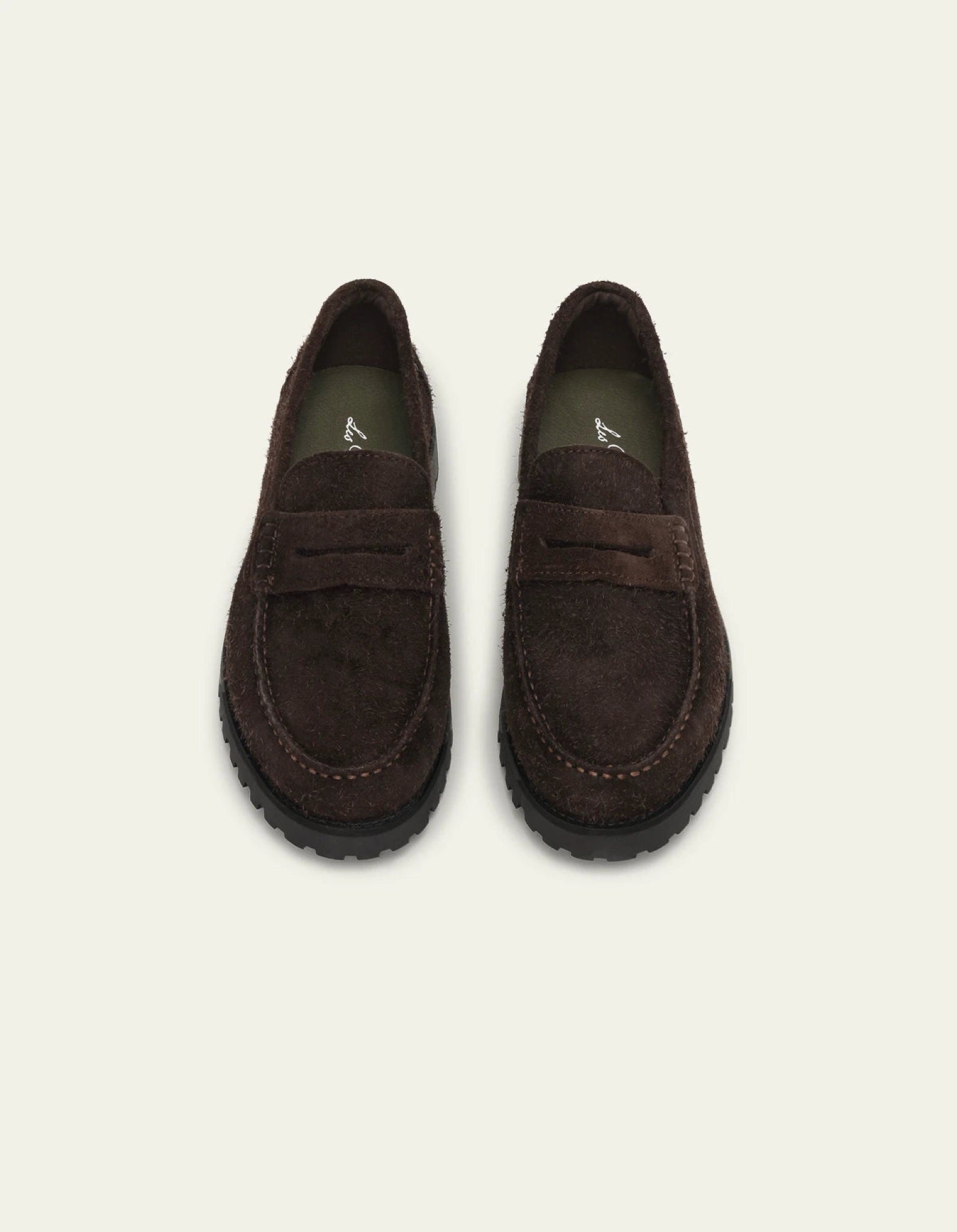 Hairy Suede Mocassins penny — Molé Brown — vue 4