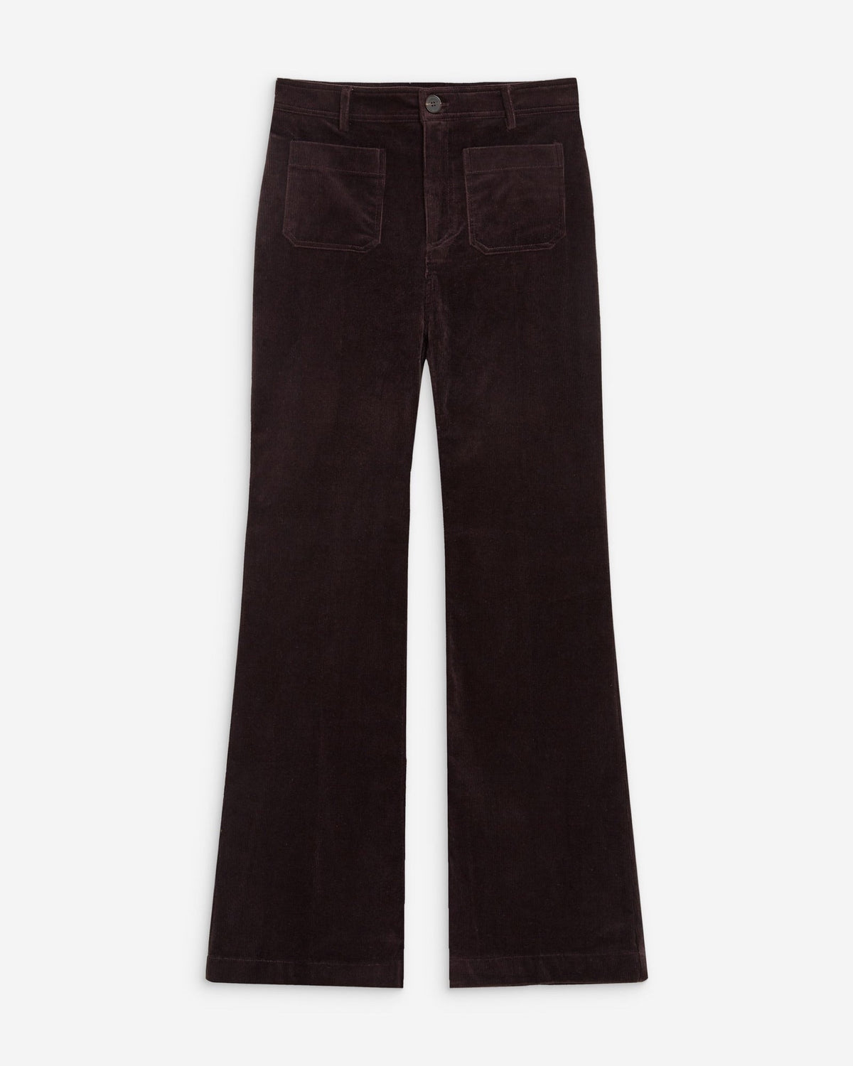 Alban Pantalon droit en velours côtelé — Grace & Mila — Aubergine — packshot 7 | Appart 17 Bruxelles