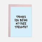 Carte de vœux « My Free Therapist » — amitié — Kaart Blanche | Appart 17