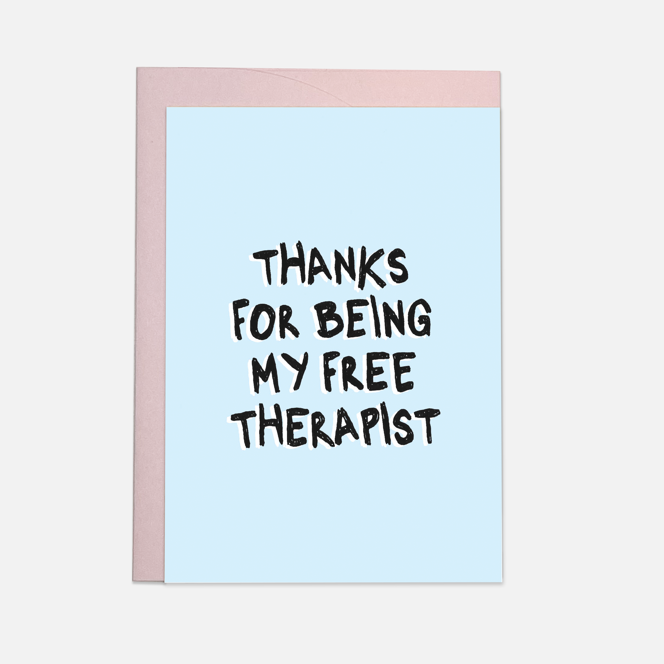 Carte de vœux « My Free Therapist » — amitié — Kaart Blanche | Appart 17