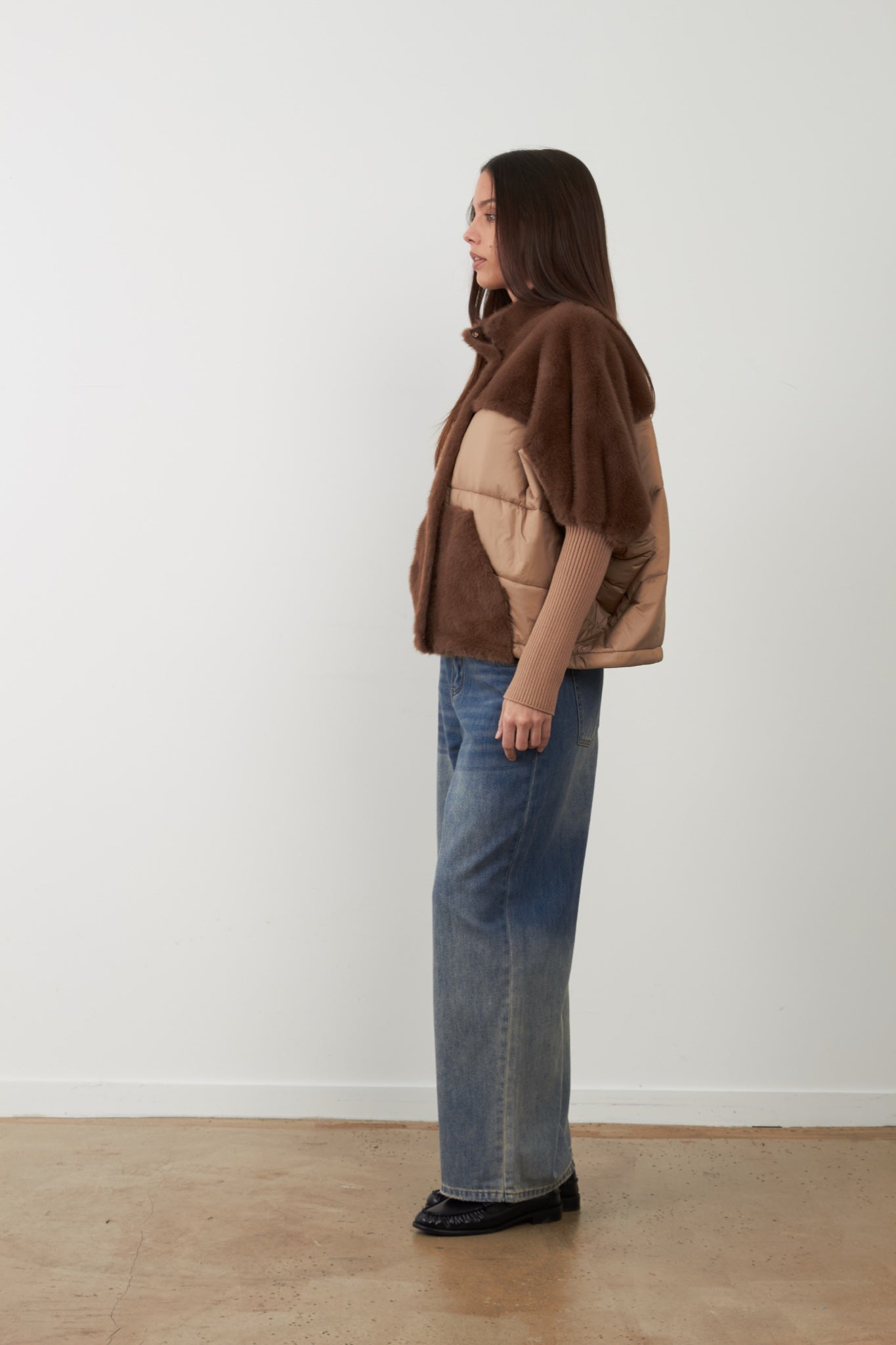 ZENIA Veste — Chocolat — vue 3