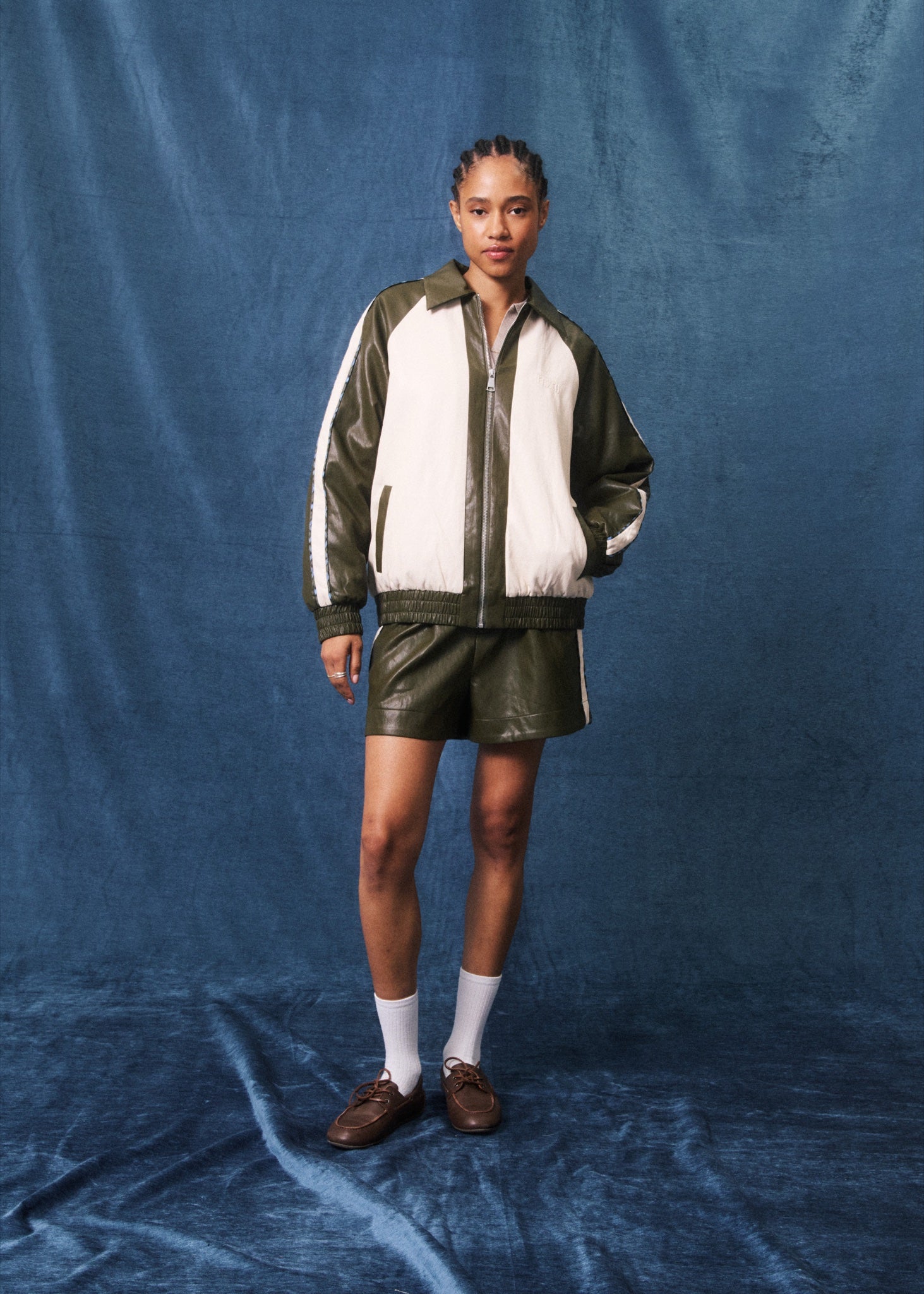 Bomber Althea brodé Kaki – FRNCH | Appart 17