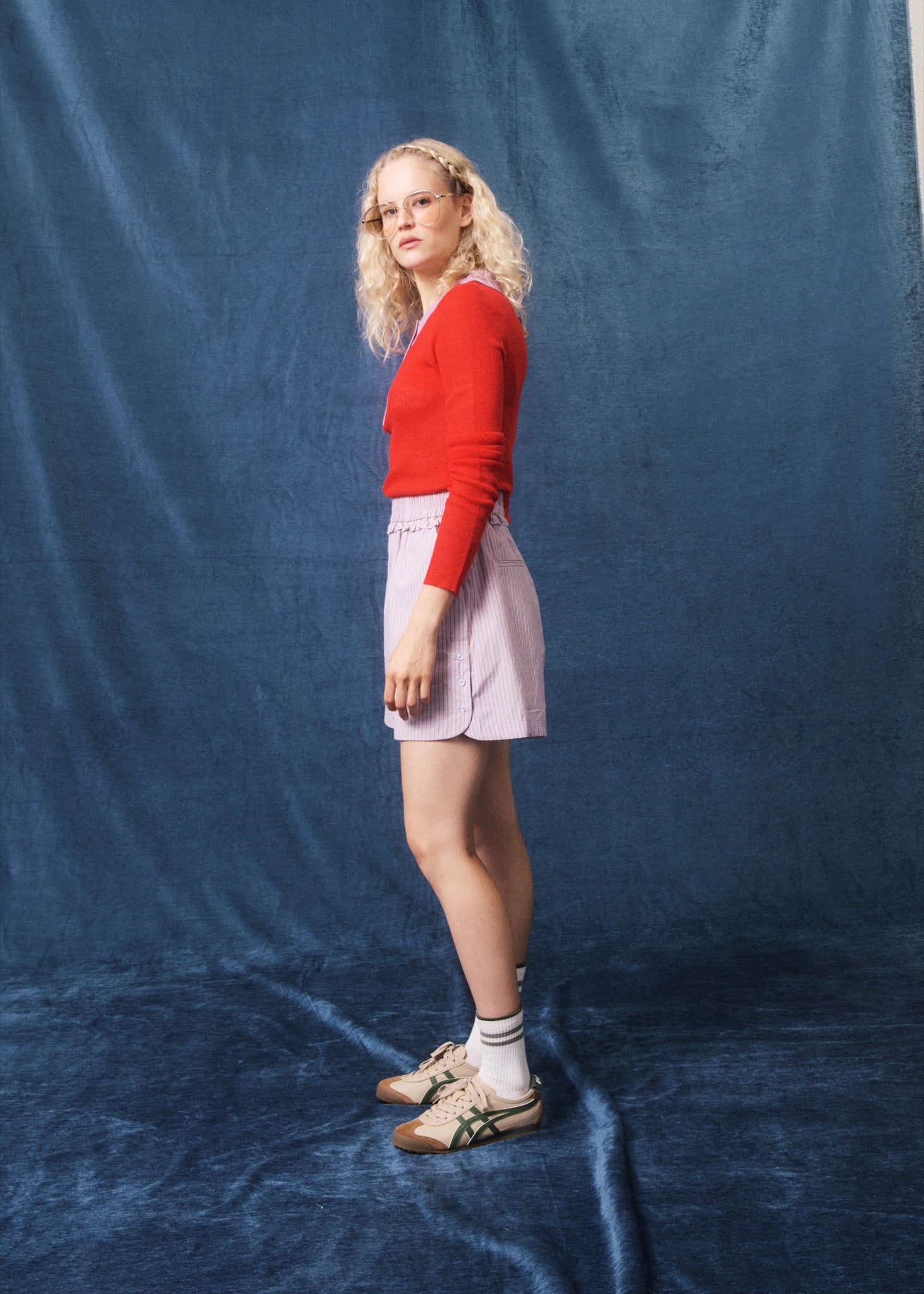 Polo Gabriella côtelé Rouge – FRNCH | Appart 17