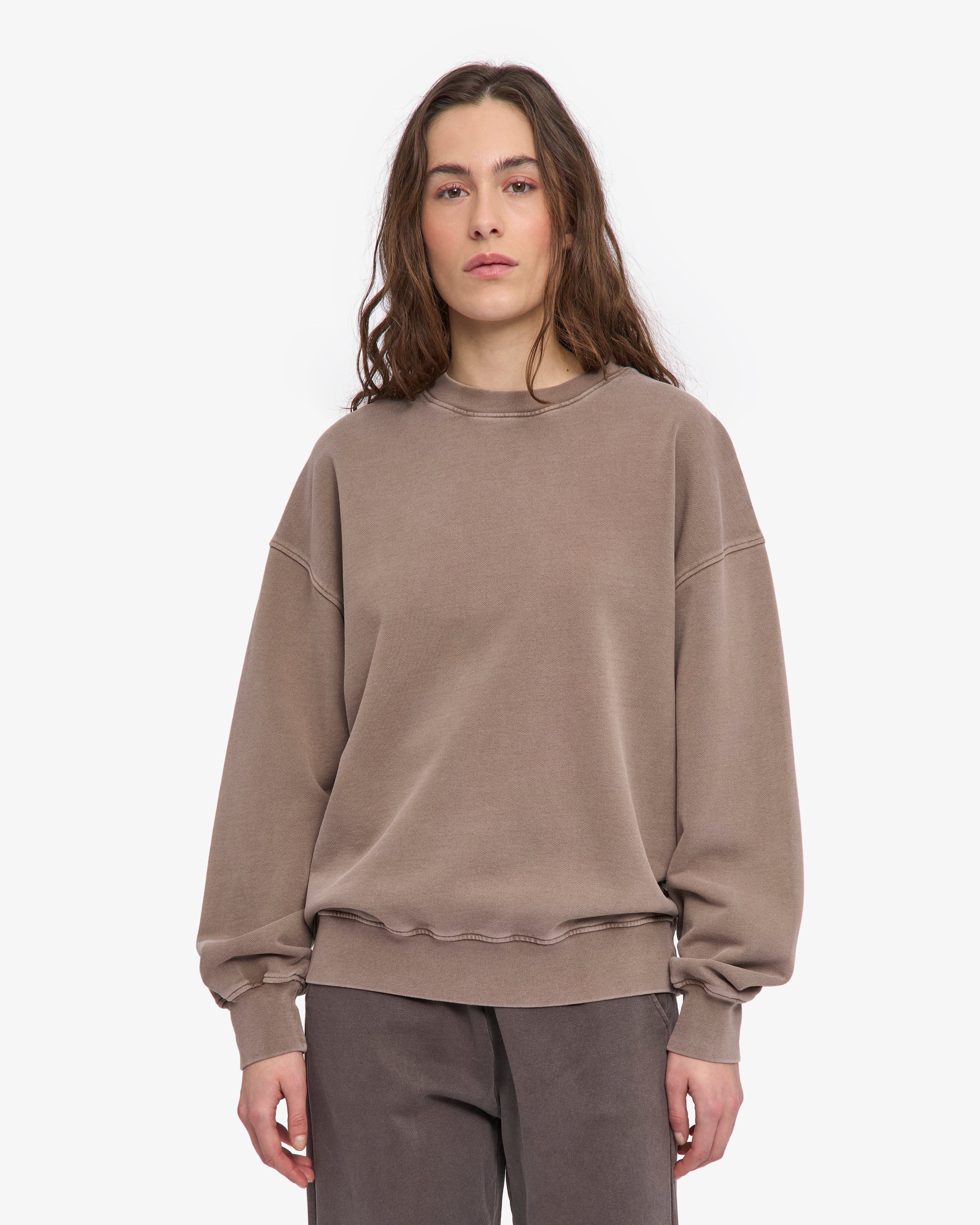 Colorful Standard Organic Oversized Crew Sweatshirt Faded Khaki