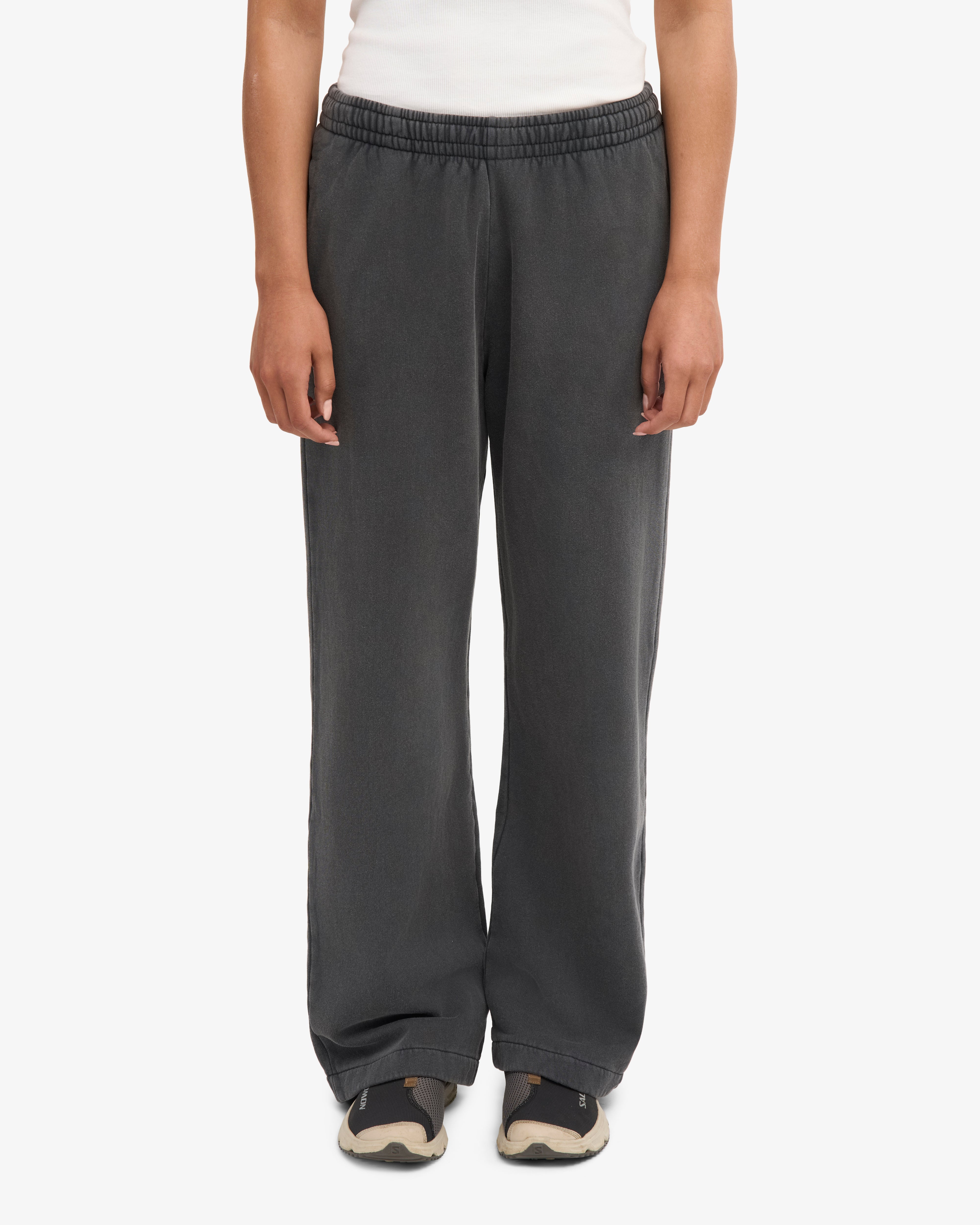 Colorful Standard Organic Straight Leg Sweatpants Faded Black