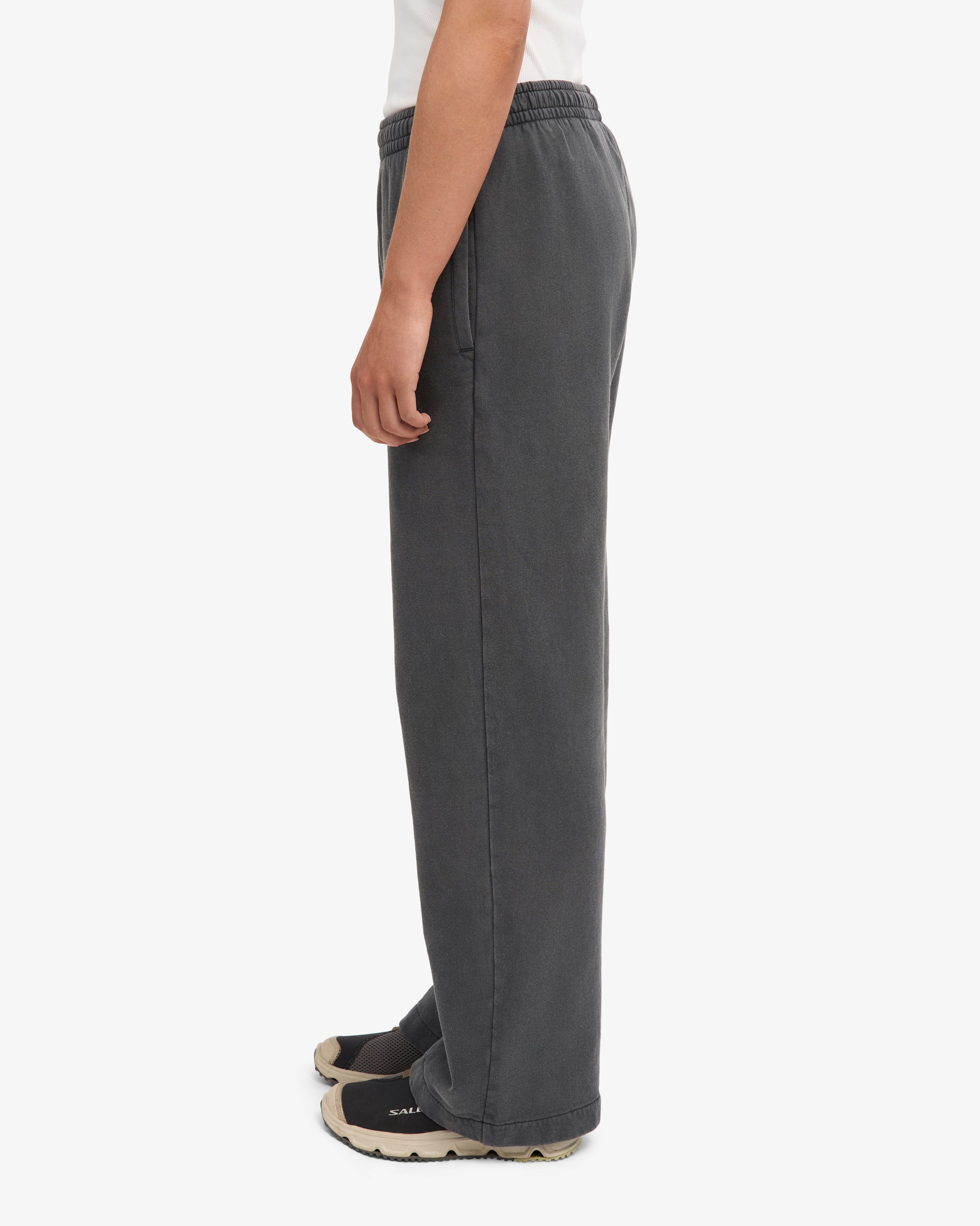 Colorful Standard Organic Straight Leg Sweatpants Faded Black