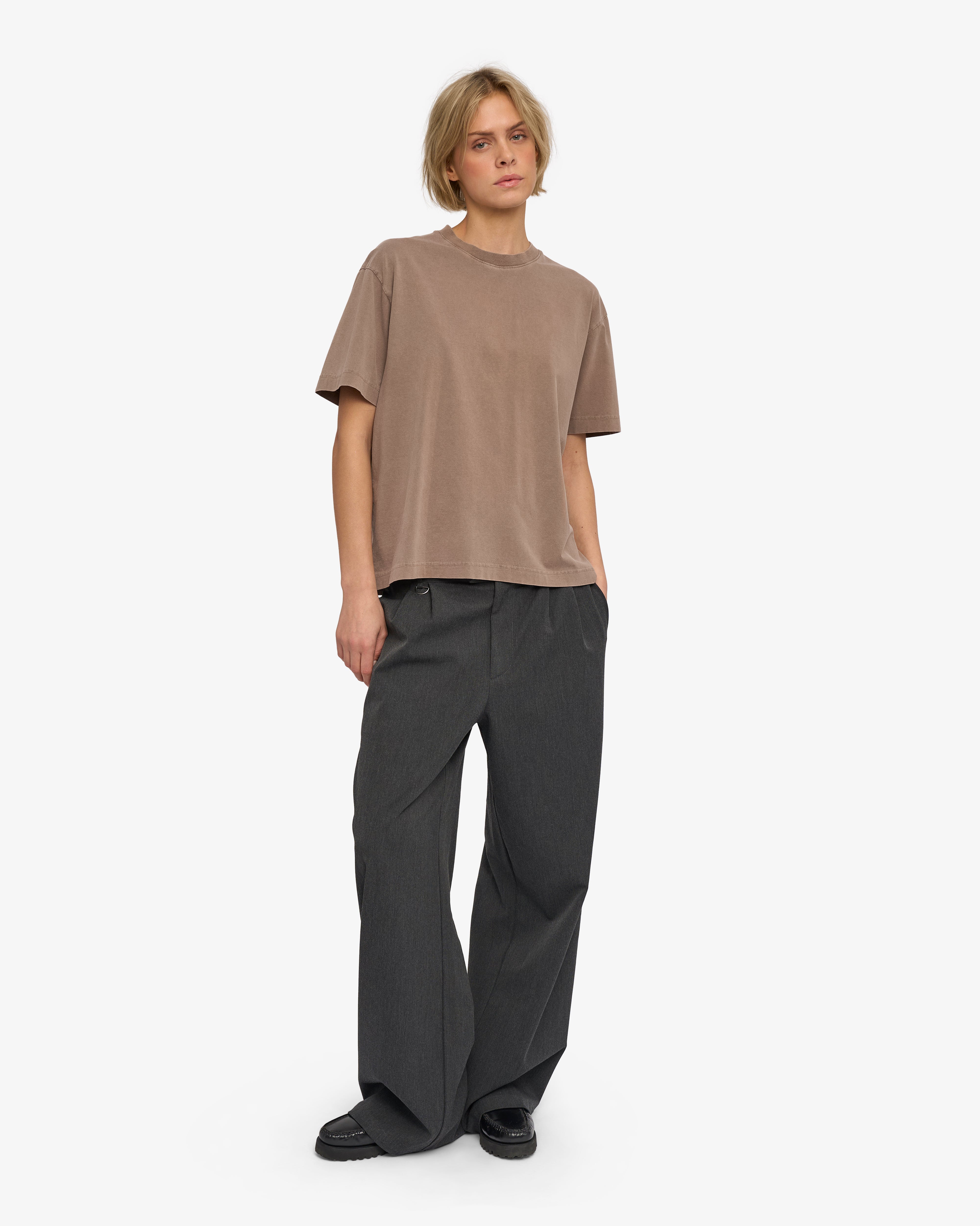 Colorful Standard Oversized Organic T-Shirt Coton bio Faded Khaki