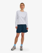 Colorful Standard Women Organic Rib LS T-Shirt manches longues Snow Melange