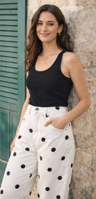 Pantalon Paola Stretch Coton — AD&LIA — vue de dos | Appart 17