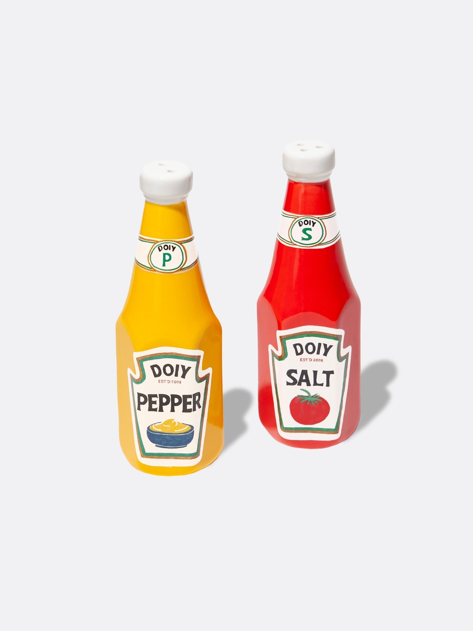 Salière & Poivrière Ketchup & Moutarde — DOIY — DOIY — Art de la table — Appart17
